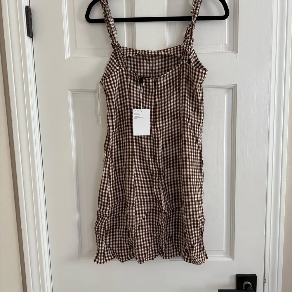 Gingham Mini Dress - Picture 4 of 5